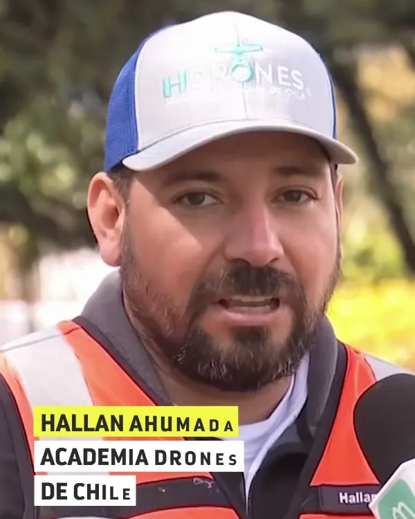 Hallan Ahumada, de la Academia de Drones de Chile, entrevistado por Meganoticias